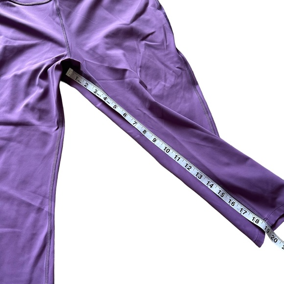 Peloton Apparel Set Essential Capri & Move Strappy Bra Purple Sz XL - Picture 14 of 15